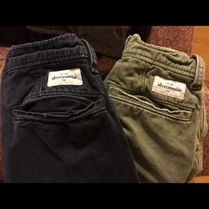 Abercrombie & Fitch Boys Chino Navy