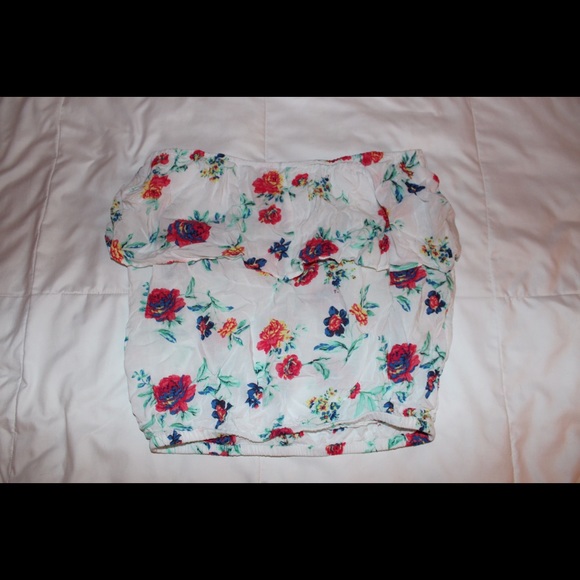 Floral Tube Top - Picture 2 of 2