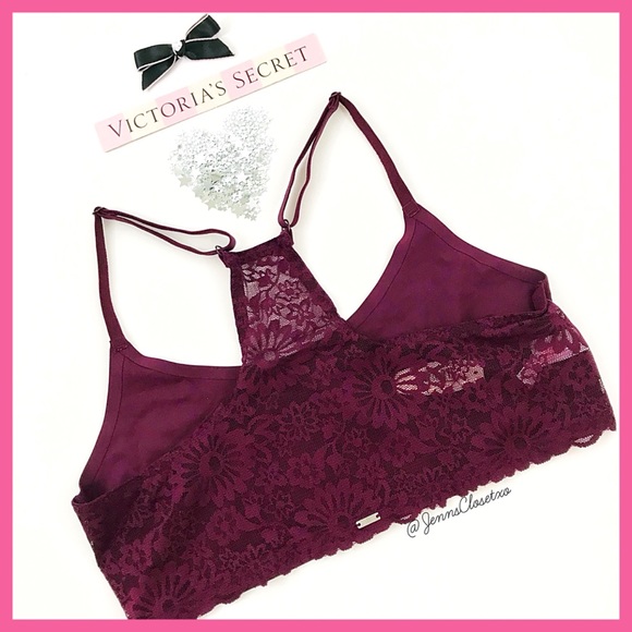 •Victoria's Secret PINK• Lace unlined bralette - Picture 2 of 2