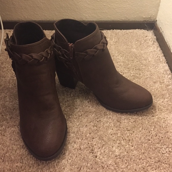 Shoes - Dark Brown Ankle Bootie