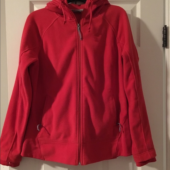 Columbia fleece jacket with hood