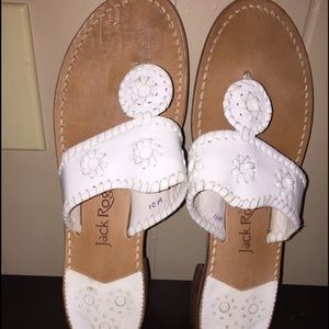 Jack Rogers USA White Women's Classy Flats