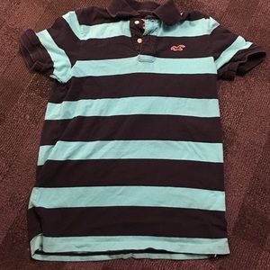 Stripped Hollister polo