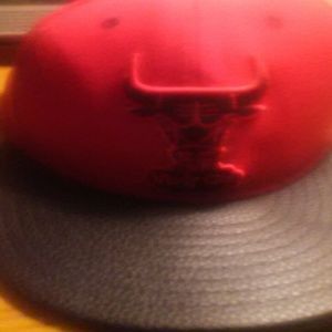 Black leather snapback