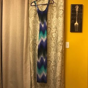 Tye dye maxi dress