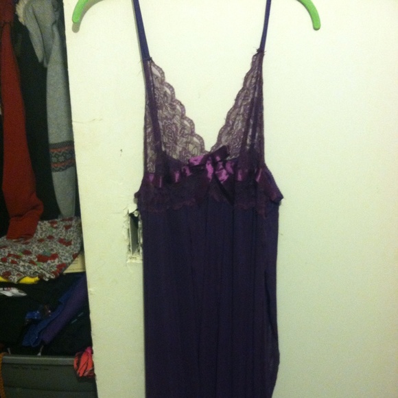 Purple lingerie