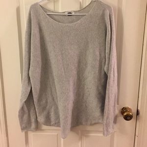 Dove Grey Cable Knit Sweater