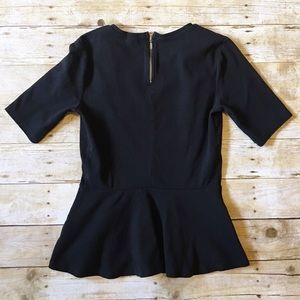 Old Navy Tops - Black Old Navy peplum top size medium tall Old Navy Tops - Black Old Navy peplum top size medium tall