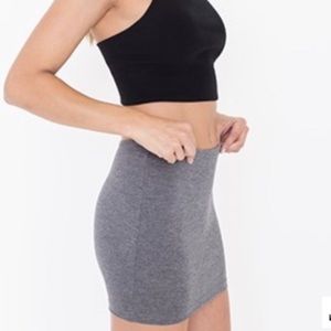 American Apparel ponte mini skirt