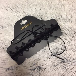 Crochet/ Velvet Choker