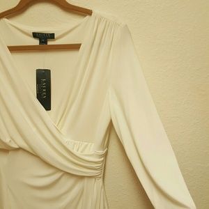 Ralph Lauren White Essentials Dress Sz 10