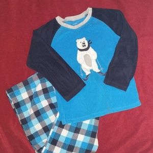 Fleece polar bear PJs