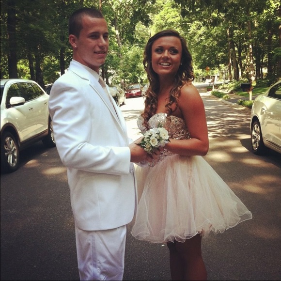 Nude Prom Dress