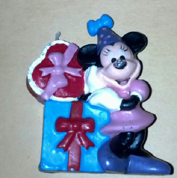Minnie Mouse Birthday Candle