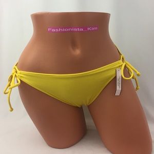 🆕😍 Victoria's Secret bow bikini yellow swim