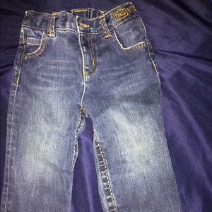 Dolce and Gabbana toddler jeans.