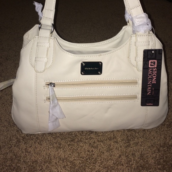 NWT Stonemountain pearl white purse