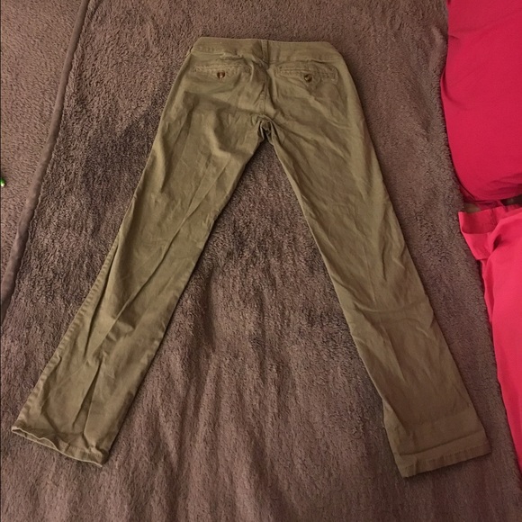 AEO Twill x Skinny green pants - Picture 3 of 4