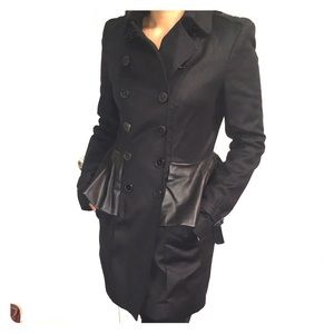 Zara peplum trench coat