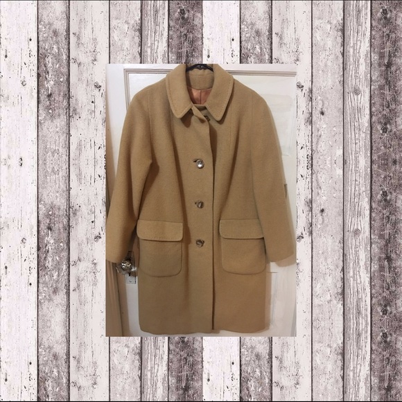 brooks brothers camel hair coat womens
