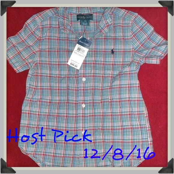 HP!! NWT Ralph Lauren button down shirt