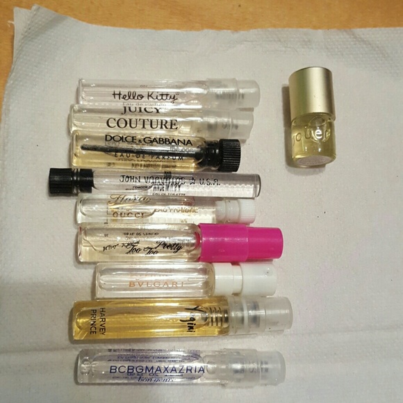 Perfume samples.