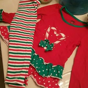 Little Girls Christmas Outfit