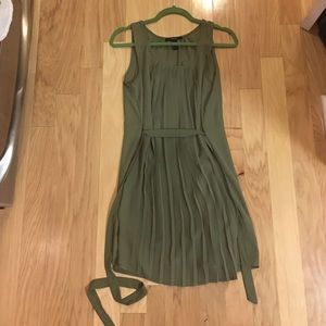 Light-weight, green dress