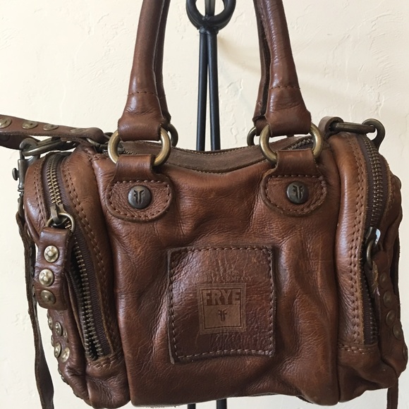 FRYE Distressed Brown Leather Purse