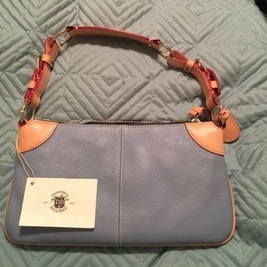 Dooney & Bourke Powder Blue Top Ring Bag