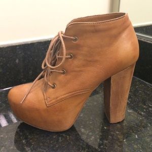 Steve Madden Platform Lace-Up Booties
