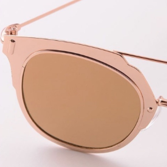 NWT || Rose Gold Composite 1.0 Wire Sunglasses - Picture 3 of 4