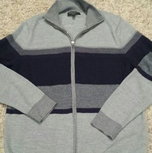 Banana Republic Mens L zip up cardigan