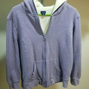 Purple Zip up Hoodie