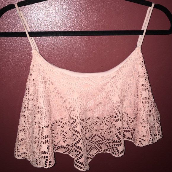 Peach Crop Top