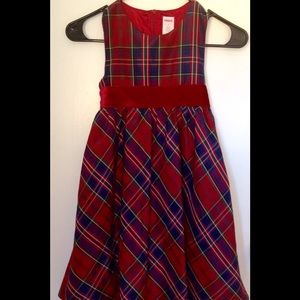 Gymboree Red Pattern Holiday Dress