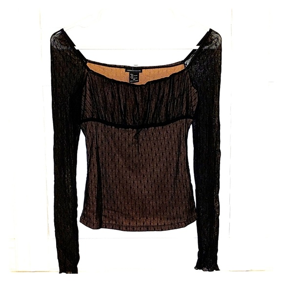 Victoria's Secret Moda International Black Blouse