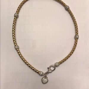 Judith Ripka cord necklace.