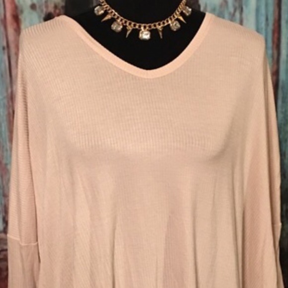 EZRA Dolman Ribbed Tunic - Picture 2 of 3