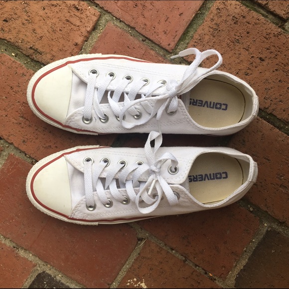 White Converse (women's 7)