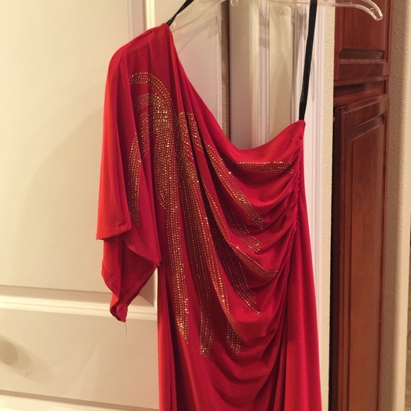Bat wing cocktail dress