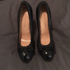 Black Marc by Marc Jacobs leather pumps
