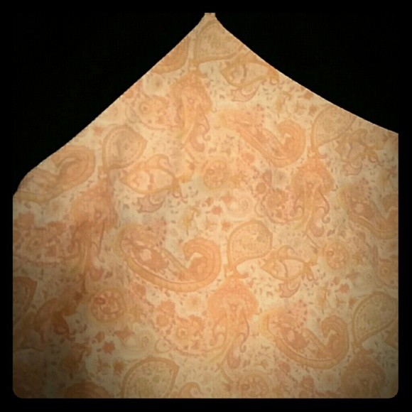Pretty Peach Paisley Dress