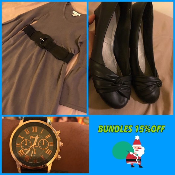 Sweater Dress Black Flats Black Watch #READY2Ship
