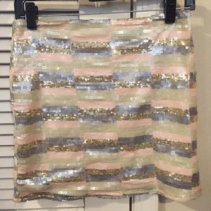 Sequin skirt