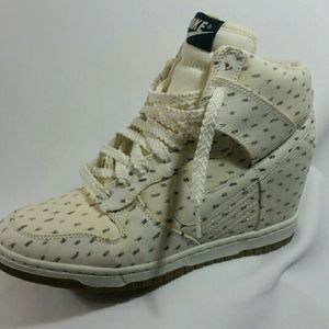 Nike, high-tops, wedge, limited edition womens 10