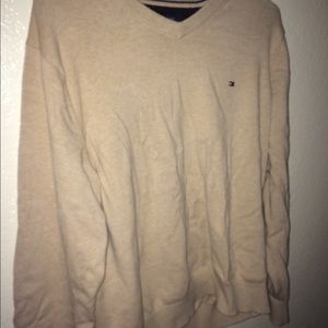 Tommy Hilfiger cream fleece sweater