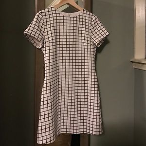 Lulus grid print dress