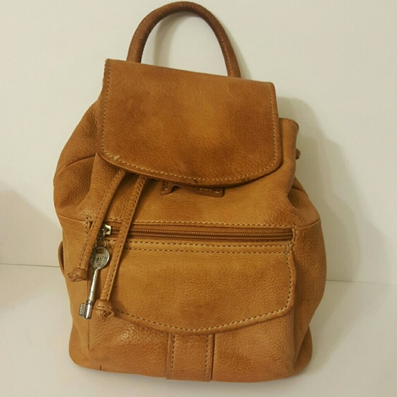 Fossil Handbags - LEATHER VINTAGE FOSSIL BACKPACK
