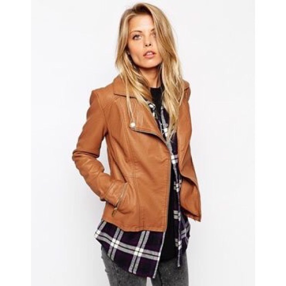 ASOS Ultimate Biker Leather Look Jacket